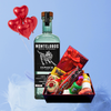 Kit de regalo para San Valentín: mezcal Montelobos con caja de dulces mexicanos