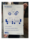 Gig poster: The National, Brasil 2018
